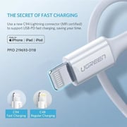 Ugreen USB-C to Lightning Male To Male Cable 1m White