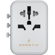 Smartix 1 Pc Premium International Travel Adaptor White