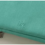 Dawenha LPT28 Hand Leather Laptob Sleeve / two zippers / hand / 3 layers protection / Pistachio