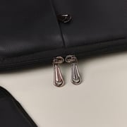 Dawenha LPT41 shoulder Leather Laptob Sleeve / two zippers / spill-resistant / hand / 3 layers protection / Black