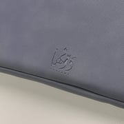 Dawenha LPT45 shoulder Leather Bag two zippers - 3 layers protection / spill-resistant / dustproof / shockproof / Grey