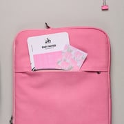 Dawenha LPT46 shoulder Leather Bag two zippers - 3 layers protection / spill-resistant / dustproof / shockproof / Pinky