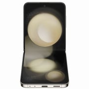 هاتف سامسونج جالاكسي Z Flip5 يدعم 5G بسعة تخزين 256 جيجابايت لون كريمي - إصدار الشرق الأوسط