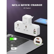 Ldino USB-C & USB-A Power Socket White