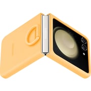 Samsung Silicone Case With Ring Apricot Galaxy Z Flip 5