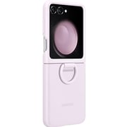 حافظة سيليكون سامسونج مزودة بحلقة وبلون لافندر لهاتف جالاكسي Z Flip 5