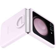 حافظة سيليكون سامسونج مزودة بحلقة وبلون لافندر لهاتف جالاكسي Z Flip 5