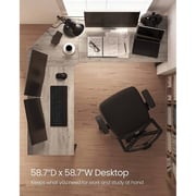 Buy Mahmayi VASAGLE LShaped Computer Desk Online in UAE Sharaf DG