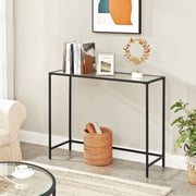 Mahmayi Console Tempered Glass Sofa Table