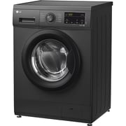 LG 2023 7kg Front Load Washing Machine, Black