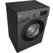 LG 2023 7kg Front Load Washing Machine, Black