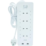 Anker A9182K21 USB 10-in-1 Power Extend Strip 2990W