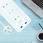 Anker A9182K21 USB 10-in-1 Power Extend Strip 2990W