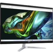 Acer Aspire C27 All-in-One (2023) Desktop - 13th Gen / Intel Core i7-1360P / 27inch FHD / 1TB SSD / 16GB RAM / 2GB NVIDIA GeForce MX 550 Graphics / Windows 11 Home / English & Arabic Keyboard / Black / Middle East Version - [DQ.BKYEM.001]