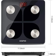 Renpho Rechargeable Smart Scale ES-28ML-BK