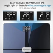 Renpho Premium Wi-Fi Bluetooth Body Scale ES-WBE28-BK