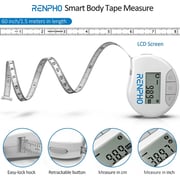 RENPHO Smart Tape Measure with App, Small Bluetooth Measuring Tape