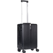 Stargold 1 Pc Hard Side Cabin Trolley Case Black