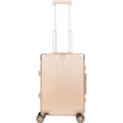 Stargold 1 Pc Hard Side Cabin Trolley Case Champagne