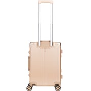 Stargold 1 Pc Hard Side Cabin Trolley Case Champagne