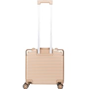 Stargold 1 Pc Hard Side Cabin Trolley Case Champagne