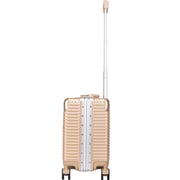 Stargold 1 Pc Hard Side Cabin Trolley Case Champagne