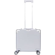 Stargold 1 Pc Hard Side Cabin Trolley Case Silver
