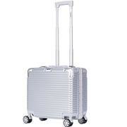 Stargold 1 Pc Hard Side Cabin Trolley Case Silver