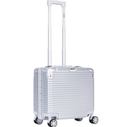 Stargold 1 Pc Hard Side Cabin Trolley Case Silver