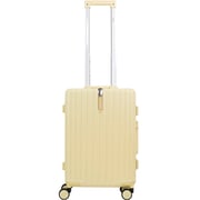 Stargold 1 Pc Hard Side Cabin Trolley Case Yellow