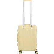 Stargold 1 Pc Hard Side Cabin Trolley Case Yellow