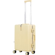 Stargold 1 Pc Hard Side Cabin Trolley Case Yellow