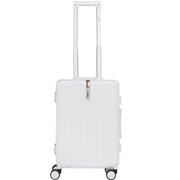 Stargold 1 Pc Hard Side Cabin Trolley Case White