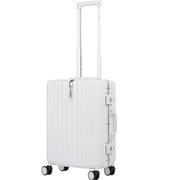 Stargold 1 Pc Hard Side Cabin Trolley Case White