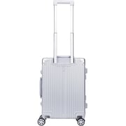 Stargold 1 Pc Hard Side Cabin Trolley Case Silver