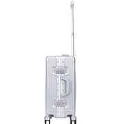 Stargold 1 Pc Hard Side Cabin Trolley Case Silver