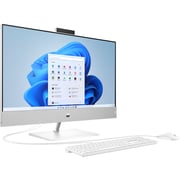 HP Pavilion (2022) All-in-One Desktop - 12th Gen / Intel Core i7-12700T / 27inch FHD / 1TB SSD / 16GB RAM / 4GB NVIDIA GeForce RTX 3050 Graphics / Windows 11 Home / English & Arabic Keyboard / White / Middle East Version - [27-CA1000NE]