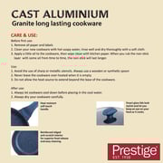 Prestige Granite Cookware Set 7pcs Induction Base PR80959