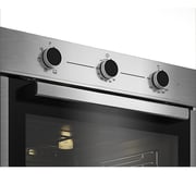 Beko 60cm Built-in Electric Oven, 6 Functions, 74L, SteamShine Cleaning, A Rating, Stainless Steel - BBIE14100XC
