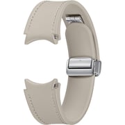 Samsung D-Buckle Hybrid Leather Band (Small/Medium) Etoupe
