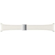 Samsung D-Buckle Hybrid Leather Band (Slim,Small/Medium) Cream