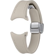 Samsung D-Buckle Hybrid Leather Band (Slim,Small/Medium) Etoupe