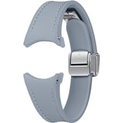 Samsung D-Buckle Hybrid Leather Band (Slim,Small/Medium) Blue