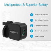 Achas 20W Charger Black