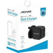 Achas 20W Charger Black