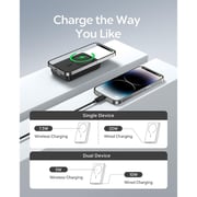 Baseus Magnetic Wireless Power Bank 10000mAh Black PPCXM10