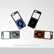 Max & Max Design Case Green Galaxy Flip 5