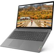 Lenovo IdeaPad 3 15ALC6 (2021) Laptop - AMD Ryzen R7-5700U / 15.6inch FHD / 512GB SSD / 16GB RAM / Shared AMD Radeon Graphics / Windows 11 Home / English & Arabic Keyboard / Arctic Grey / Middle East Version - [82KU025DAX]