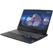 Lenovo IdeaPad Gaming 3 15ARH7 (2022) Laptop - AMD Ryzen 5-6600H / 15.6inch FHD / 512GB SSD / 8GB RAM / 4GB NVIDIA GeForce RTX 3050 Graphics / Windows 11 Home / English & Arabic Keyboard / Grey / Middle East Version - [82SB00SSAX]