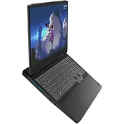 Lenovo IdeaPad Gaming 3 15ARH7 (2022) Laptop - AMD Ryzen 5-6600H / 15.6inch FHD / 512GB SSD / 8GB RAM / 4GB NVIDIA GeForce RTX 3050 Graphics / Windows 11 Home / English & Arabic Keyboard / Grey / Middle East Version - [82SB00SSAX]